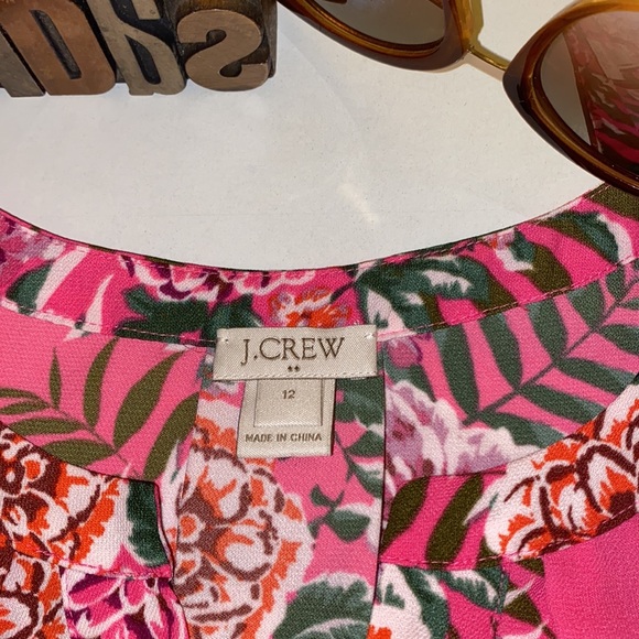 J. CREW Sleeveless Floral Top - Picture 5 of 8